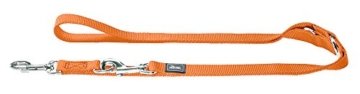 Hunter Verstellbare Hundeführleine 1,0/200 cm, Nylon, orange