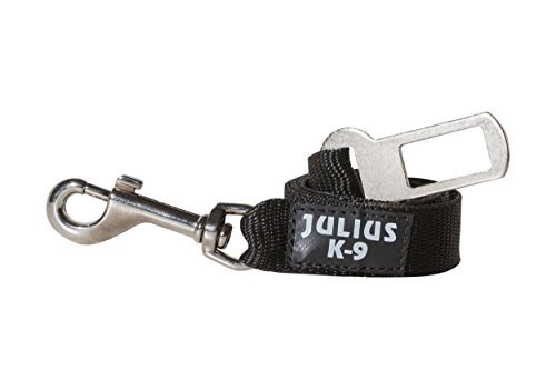 Hundebedarf: Julius K9 16SGA-2 Sicherheitsgurtadapter für Hunde über 25Kg,  schwarz - hundiX
