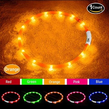 LED Leuchthalsband für Hunde 