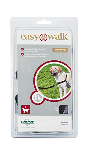 Premier Easy Walk Hundegeschirr, schwarz/grau, Größe L
